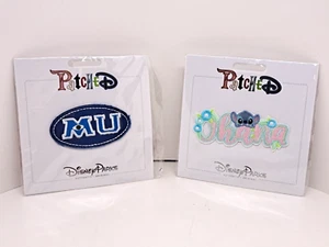 Disney Parks Patched Monsters University MU INC Logo & Lilo & Stitch Ohana Patch - Bild 1 von 2