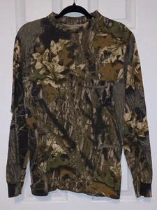 Vintage Mossy Oak Break-Up Long Sleeve Camo T Shirt Medium - Picture 1 of 7