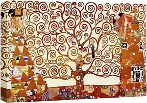 16"x24" Gustav Klimt Wall Art Canvas Print - Tree of Life - Picture 1 of 5
