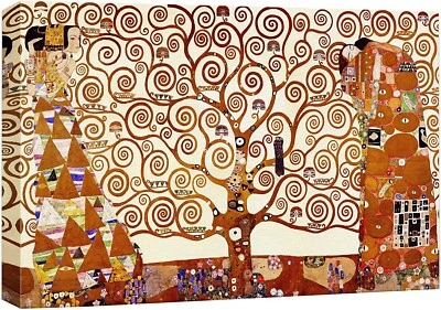 16"x24" Gustav Klimt Wall Art Canvas Print - Tree of Life - Image 1 of 4