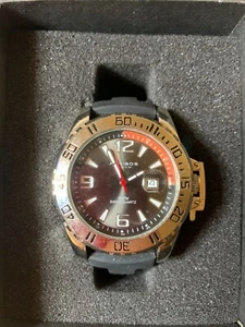 Akribos Essential XXIV Men's Diver Black Radiant Dial w/ New Battery - AK492BK - Picture 1 of 14