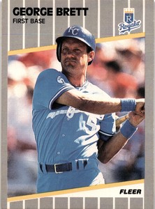 1989 Fleer #277 George Brett