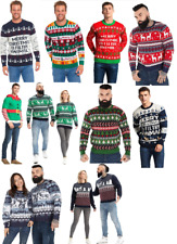 Mens Ladies Christmas Xmas Jumper Sweater Novelty Jumpers Ugly Santa Reindeer UK
