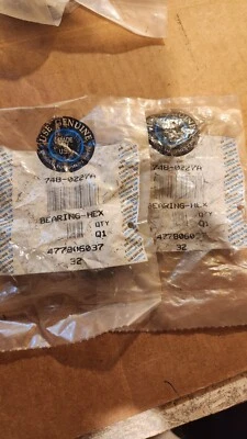 (2) PACK BUJE DE BRIDA GENUINO OEM NOS MTD CUB 748-0227A 948-0227A [7731E+] Foto 1 de 4