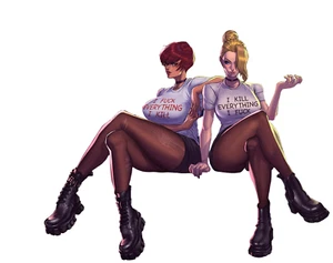 0188 Mature and Vice Sticker, Waterproof, Laminated, Risque, King Of Fighters - Picture 1 of 2