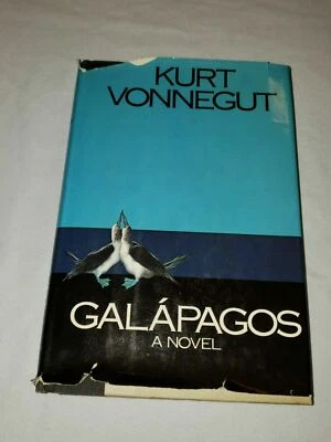 Galapagos by Kurt Vonnegut (1985) 1st Delacorte Trade Edition Hardcover Novel VG - Image 1 of 4
