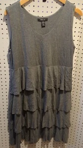 Style Co XL Grey Women's Dress Sleeveless Swing - Picture 1 of 4