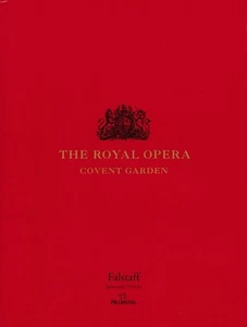 Royal Opera Covent Garden Verdi 'Falstaff' Februar 2003 Programm - Bild 1 von 1