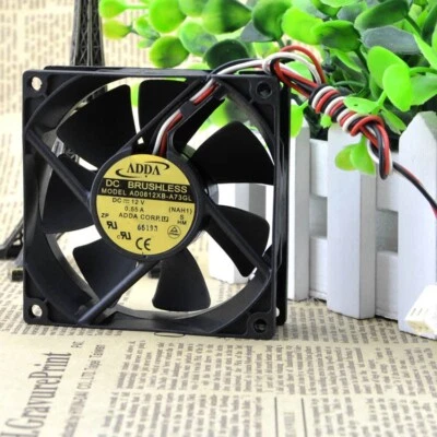 ADDA AD0812XB-A73GL 8025 12V 0.55A 3-Wire Chassis Cooling Fan - Image 1 of 4