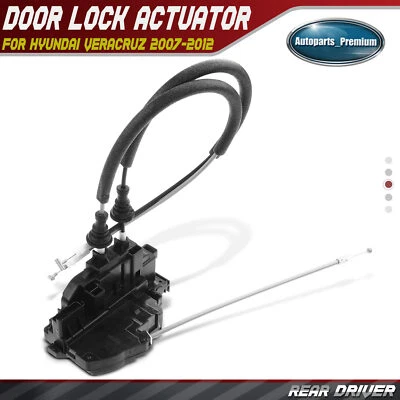 Actuador de bloqueo de puerta para Hyundai Veracruz 2007 2008 2009-2012 conductor trasero izquierdo SUV Foto 1 de 4