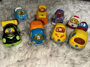 VTECH Go Go Smart Wheels Vehicles LOT - 8 Bulldozer Race Car Police Fire - Picture 1 of 6