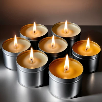 Premium Regular Tin Candles Deluxe | 15 Unique Fragrances | Burns for 12 Hours - Image 1 of 4