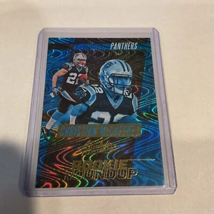 Christian McCafffrey 2017 Absolute Football ROOKIE ROUNDUP RC Wave SSP - Picture 1 of 4