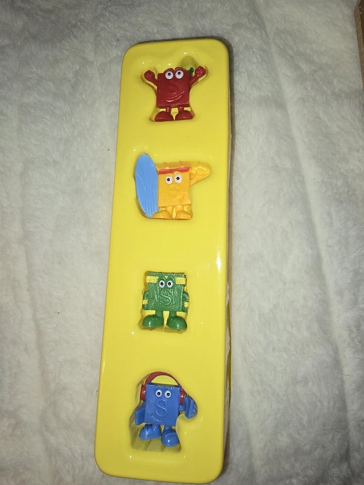 Hasbro Scrabble Junior Game Replacement Tokens Set of 4 Plastic Cover Mint  - Image 1 of 1