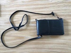 KOLTOV Vintage 90’s Black Leather 1 Strap Purse - Picture 1 of 7