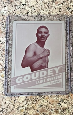 2020 Upper Deck Goodwin Champions Goudey Magenta Plate JAIME MUNGUIA 1/1 Rookie - Image 1 of 2
