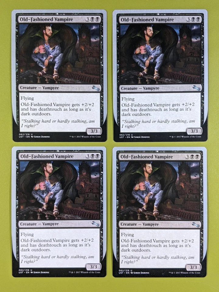 Old-Fashioned Vampire x4 Unstable 4x Magic the Gathering MTG - Image 1 of 1