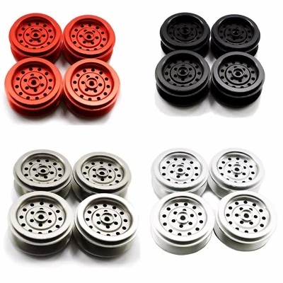 Upgrade Metal Wheel Hub Rim Set For WPL 1/16 B14 B16 B24 C14 C24 RC Truck Car - Image 1 of 4