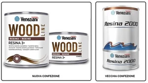 VENEZIANI RESINA 3+ WOOD LINE EPOSSIDICA 1,5 LT NAUTICA - Foto 1 di 2