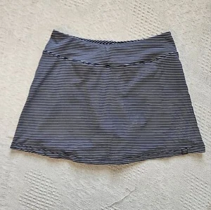 Title Nine Blue Striped Athletic Skort - Picture 1 of 6