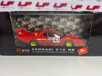 1:43 Ferrari 512 BB CH. Pozzi-Francia Le Mans 1981 R213 - Brumm - Immagine 1 di 4