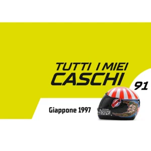 NEW 1:5 Casco Helmet VALENTINO ROSSI Suzuka 1997 SPARK +Magazine no Minichamps - Imagen 1 de 1