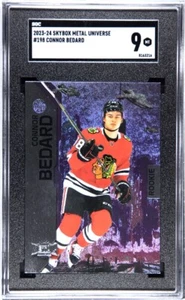 Skybox Metal #198 SGC 9 Connor Bedard 2023-24 - Imagen 1 de 2