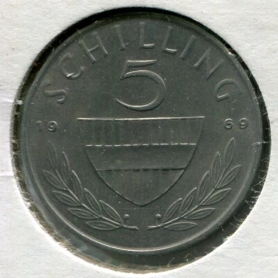 Foreign Coin - Austria - 5 Schilling 1969 - Image 1 of 2