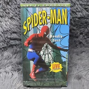 Spider-Man Deadly Dust Live Action VHS Video Marvel Marvelmania Hammond SEALED - Picture 1 of 7