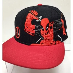 Marvel Deadpool Herren Flatbill Baseballmütze Einheitsgröße - Bild 1 von 3