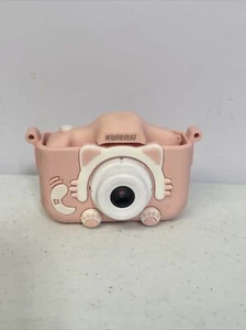 Kuiensi Kitty Pink Kids Camera Rubber Case Pre Owned Just Camera Working - Picture 1 of 10