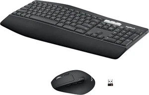 Combo de teclado y mouse inalámbricos multidispositivo Logitech MK850 reposamanos Reino Unido - Imagen 1 de 12