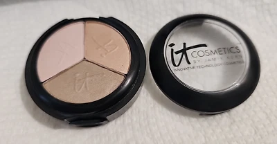 It Cosmetics Luxe Eyeshadow Trio Pretty In Nudes NEW READ / TOP HINGE BROKEN - Image 1 of 4