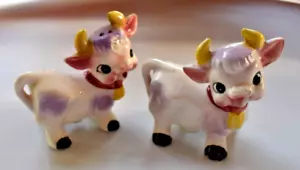 2 ~ Purple Elsie the Cow Vintage MCM Japan Pepper Shaker w/Stopper - Picture 1 of 6