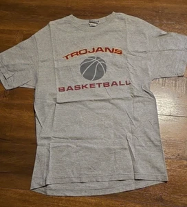 Footlocker USC Trojans Basetball Gray T-Shirt Adult Size Large - Picture 1 of 5