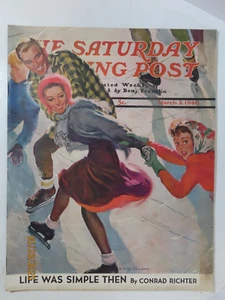 Saturday Evening Post March 2, 1940 great condition advertisements no label - Picture 1 of 13
