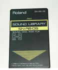 Roland SN-R8-05 Jazz sound data rom card for R-8 R8 R8M