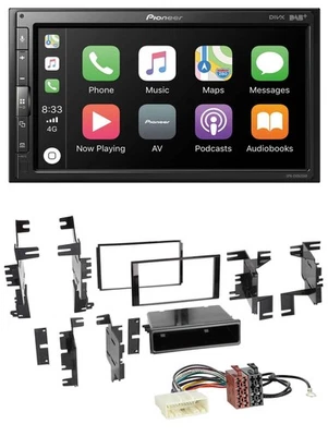 Pioneer USB MP3 DAB 2DIN Bluetooth Autoradio für Nissan Cube ab 09 Frontier ab 1 - Bild 1 von 4