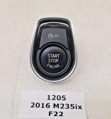 ✅ OEM BMW F22 F30 F82 F32 F83 M3 M4 Auto Start Stop Ignition Button Switch Black - Image 1 of 4