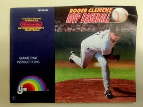 Roger clemens MVP baseball nes Manual