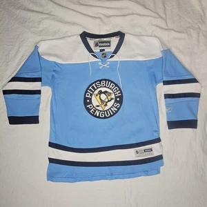 Camiseta deportiva clásica de invierno en blanco Reebok - Pittsburgh Penguins - 2008 - juvenil L/XL  - Imagen 1 de 12