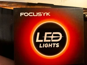 Focusyk H7 LED Light Bulbs 180W 36000LM 6000K Cool White Pair Bright 1000% H7 - Picture 1 of 1