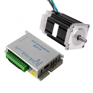 Kit de controlador de motor sin escobillas 65W BLDC, Nema23, 24V 3000RPM para grabado CNC/robótico - Imagen 1 de 11