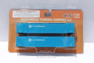 Jacksonville Terminal N Scale CH Robinson RBTU 53' Container 2-Pack 537109 - Picture 1 of 1