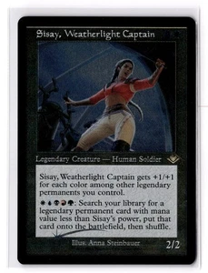 Sisay, Weatherlight Captain (Retro Frame) (Foil Etched) 6 Modern Horizons Foil N - Picture 1 of 2