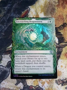 Encroaching Dragonstorm Tarkir: Dragonstorm (Foil Showcase) MTG - Picture 1 of 2