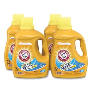 Arm & Hammer Frischer Duft, 77 Ladungen Flüssigwaschmittel 100,5 oz 4er Pack - Bild 1 von 5