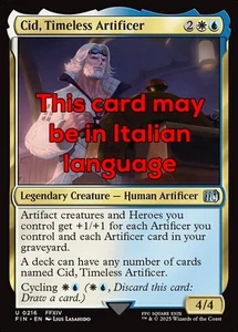 MTG CID, TIMELESS ARTIFICER EXC - CID, ARTEFICE SENZA TEMPO 216 - FIN - MAGIC - Picture 1 of 1