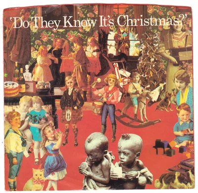 Various Artists 7" +Picture Sl "Do They Know it's Christmas" Columbia  Near Mint - Image 1 of 4