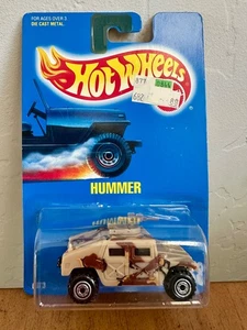 Hot Wheels HUMMER 0773 in Tan Camo on Blue Card #188 - Picture 1 of 7